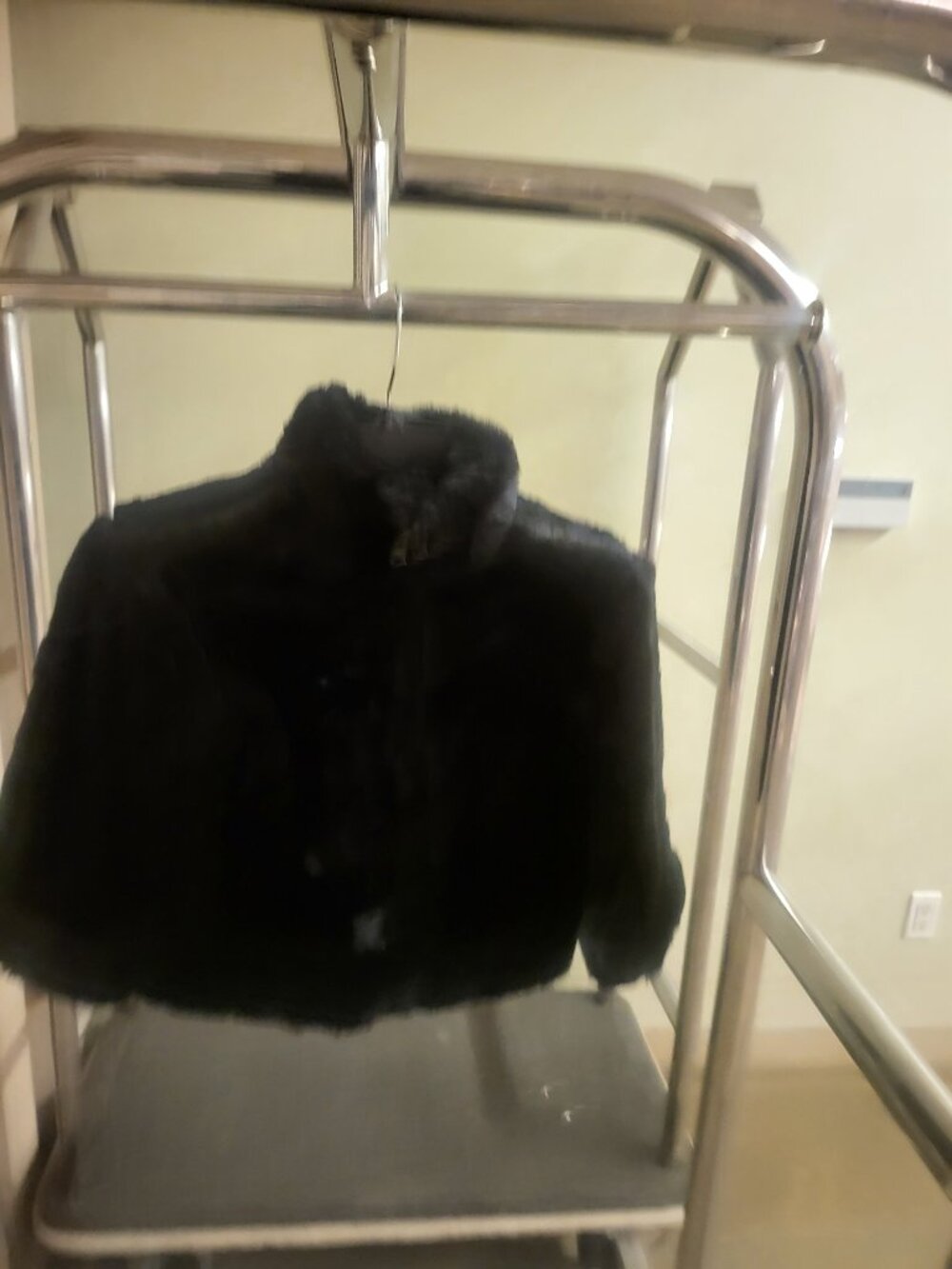Vintage Little Girls Gap Fur Jacket - Picture 8 of 15